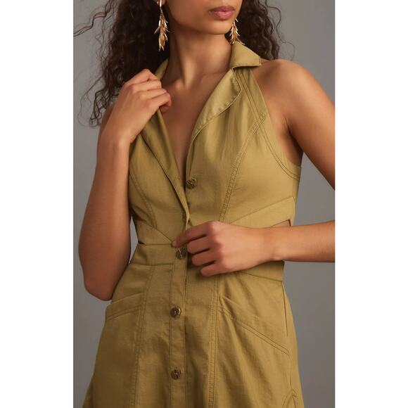 NWT Pilcro Halter Midi Dress - Size 10 - Picture 4 of 5